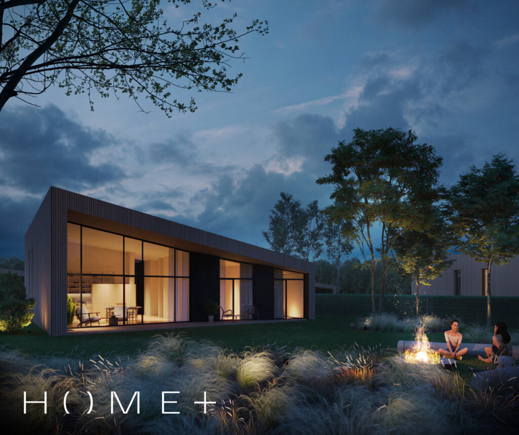 Home plus (Kolektyvo g. 33, 35, 37, 39, 41, 43, 45, 47, 49, 51, 53, 55, 57, 59, 61, 63, 67, 69, 71, 73, 75, 77, 79, 81, Nemėžis) - Private house community - visualization