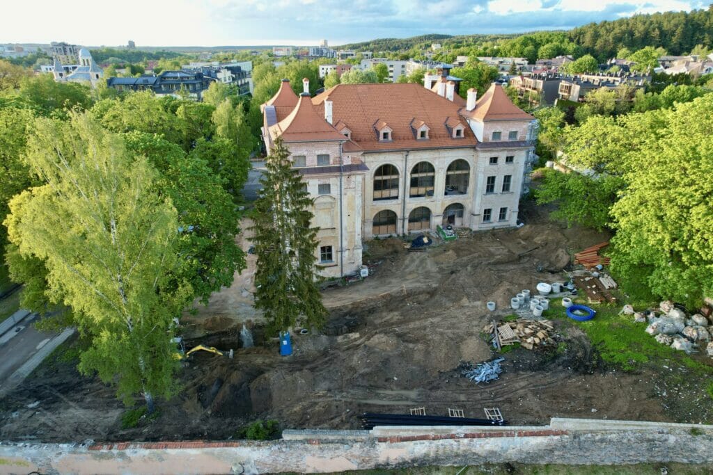 Sapiegų rūmai (L. Sapiegos g. 13) - Cultural center - construction photos