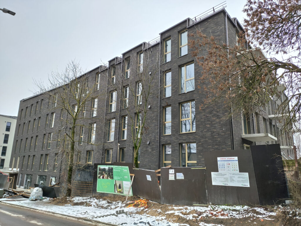 Šv. Stepono Baltas lapas (Šv. Stepono g. 33) - Multi apartment - construction photos