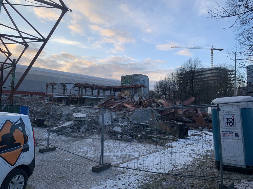 Hanzas Spire (Emīļa Melngaiļa iela 1A) - Office center - construction photos