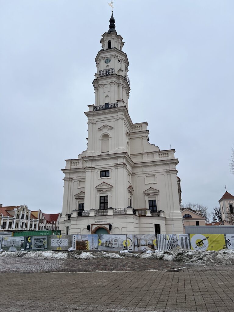 Kauno rotušės aikštė (Rotušės a.) - Square - construction photos