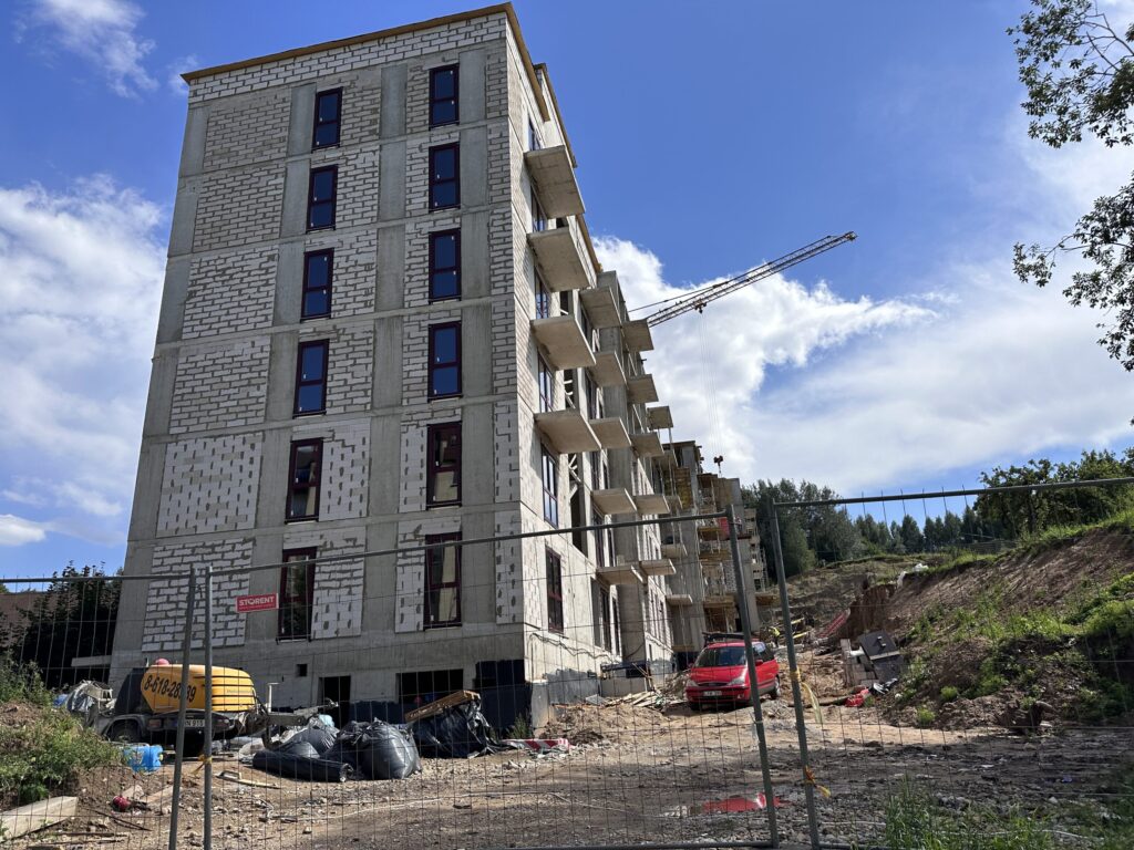 Monopolio namai (Kaminkelio g. 29) - Multi apartment - construction photos