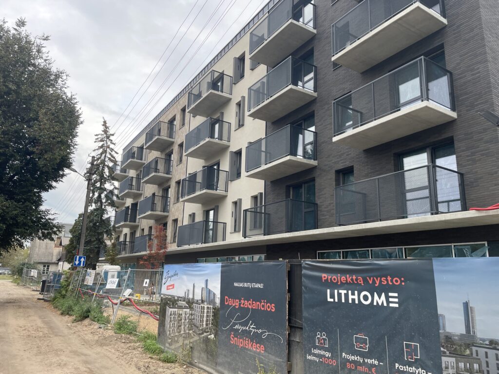 Šnipiškių perspektyvos 2 etapas (Šatrijos g. 7) - Multi apartment - construction photos