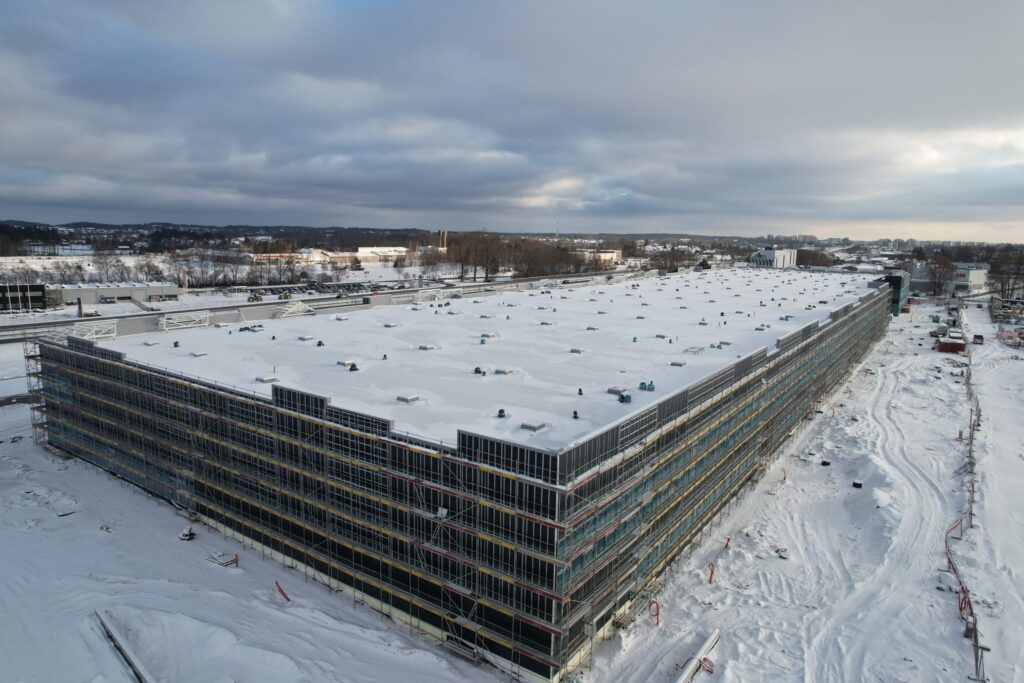 Urban Hub Vilnius (Ožiarūčių g. 3, Avižienių k.) - Stock office / Flex space - construction photos