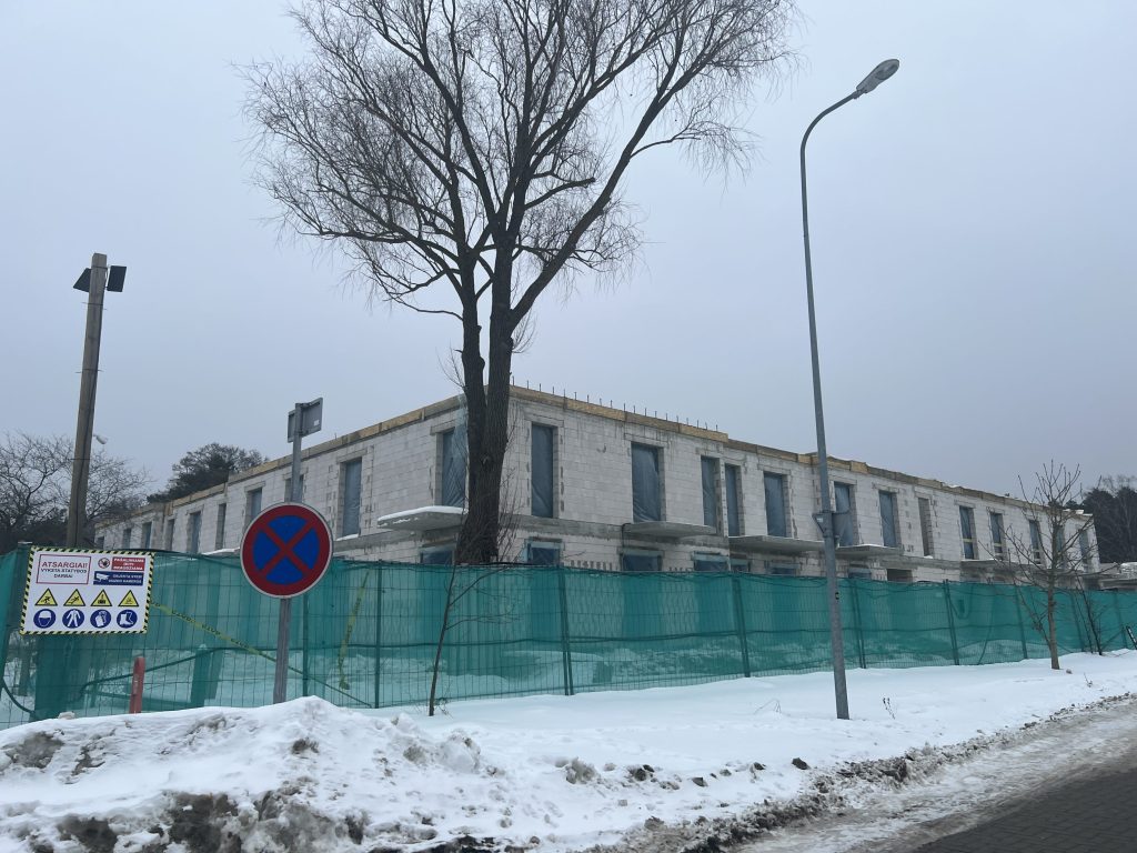 Globos namai Aušros g. 1 (Aušros g. 41) - Specialized care center - construction photos