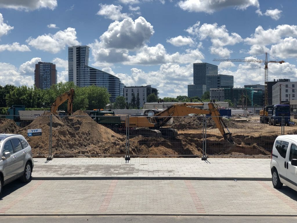 Naujasis Skansenas 3 etapas (Linkmenų g. 15) - Multi apartment - construction photos