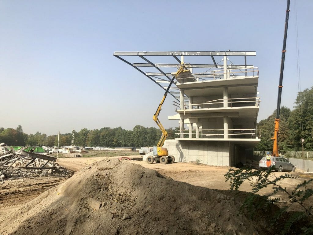 Dariaus ir Girėno stadionas (Perkūno al. 5) - Sports arena - construction photos