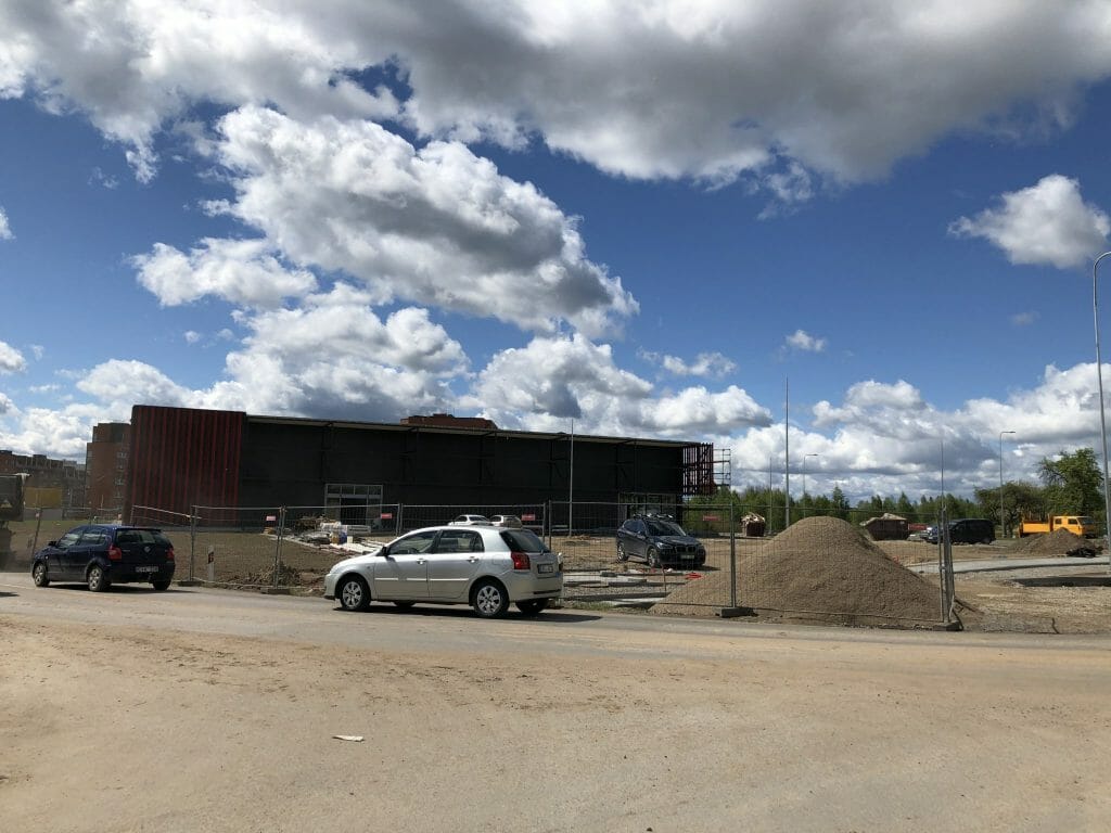 Rimi Pavilnionių g. (Pavilnionių g. 22) - Pārtikas veikals - būvdarbu attēli