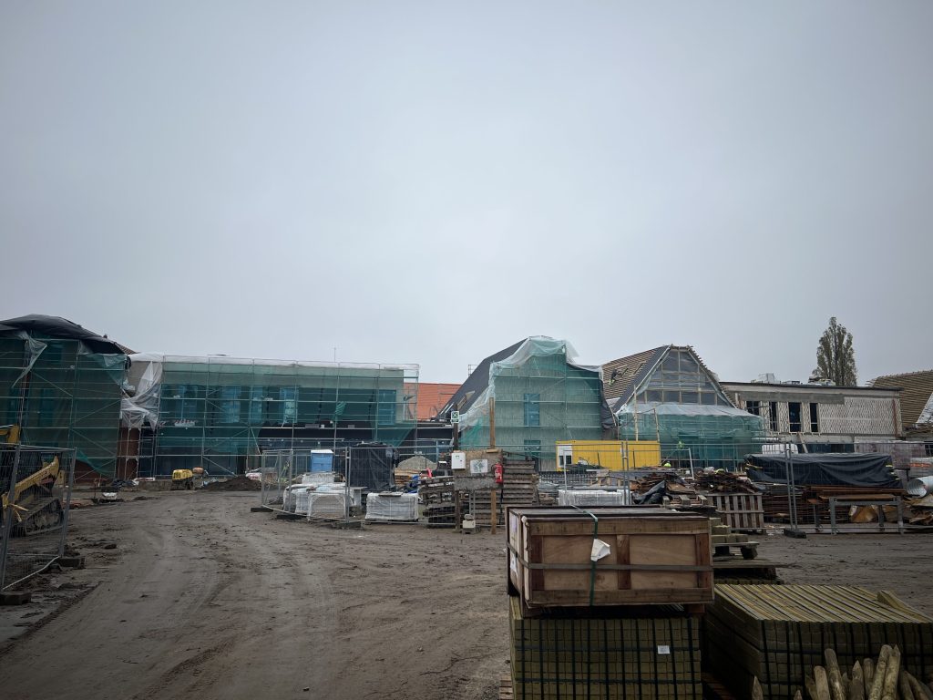 Sendvario dvaras Mokyklos 33 (Mokyklos g. 33) - Food services, Hotel, Office center, Shopping center - construction photos