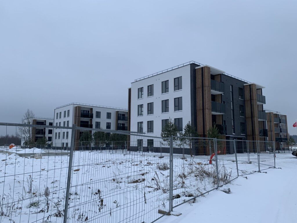 Naujosios Santariškės 3 etapas (Dangeručio g. 23) - Multi apartment - construction photos