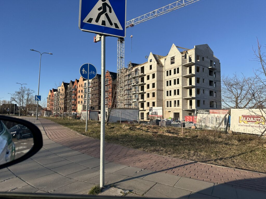 Klaipėdos Holivudas 2 etapas (J, I, H namai) (Kretingos g. 10) - Daugiabutis - statybų nuotraukos