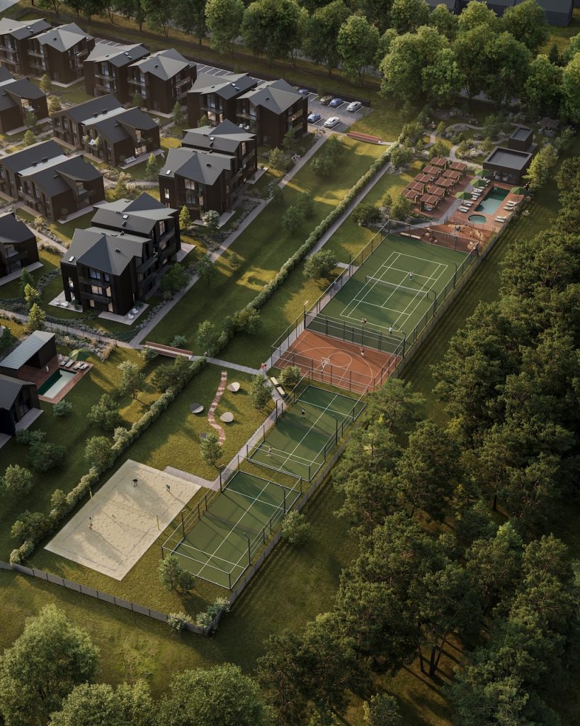 Ritmai 1 etapas | namai A, B, C, H, I (Vaivorykštės g. 4) - Korterelamu - visuaalne