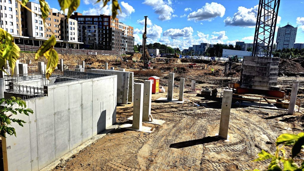 Just-in 1 etapas (A, B, C) (Justiniškių g. 126) - Daugiabutis - statybų nuotraukos