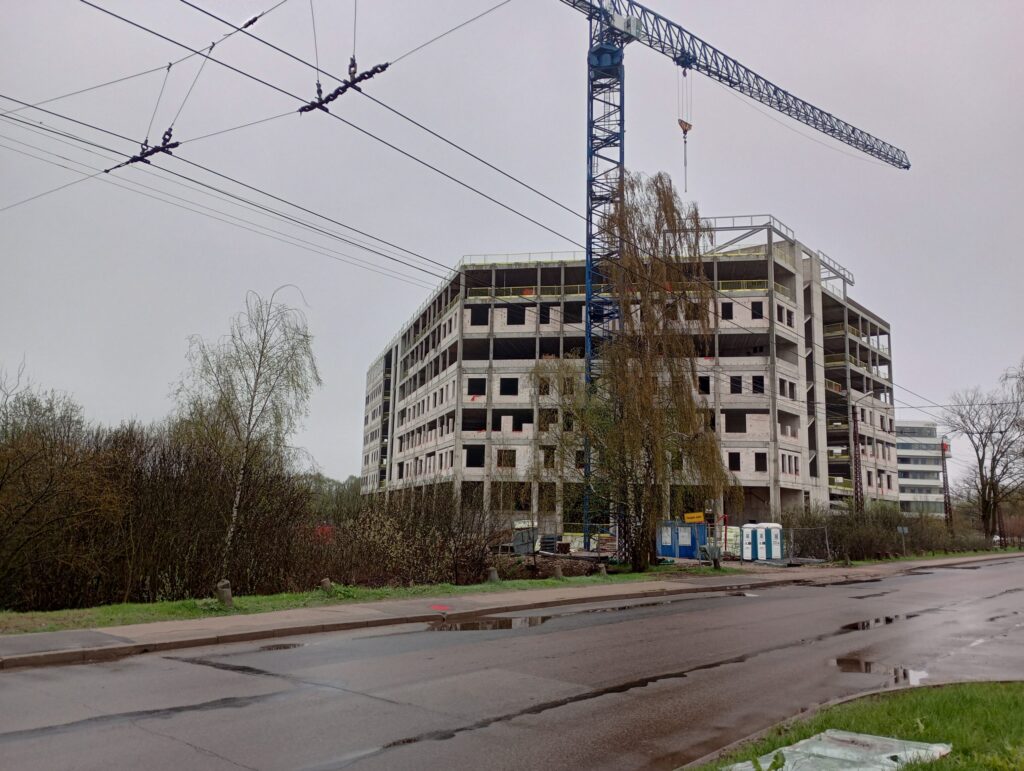 Latvijas Universitātes Akadēmiskais centrs - 3.kārta - Rakstu māja (Jelgavas iela 1) - Higher education - construction photos