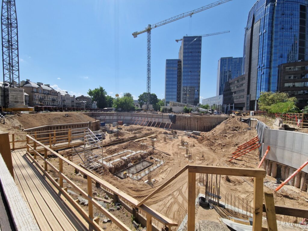 HERO (Lvivo g. 21) - Office center - construction photos