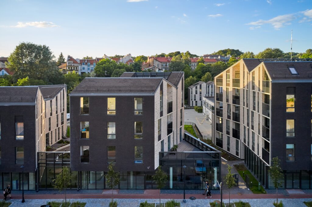 PAUPYS 1 etapas (Aukštaičių g. 4, 8) - Daugiabutis - statybų nuotraukos