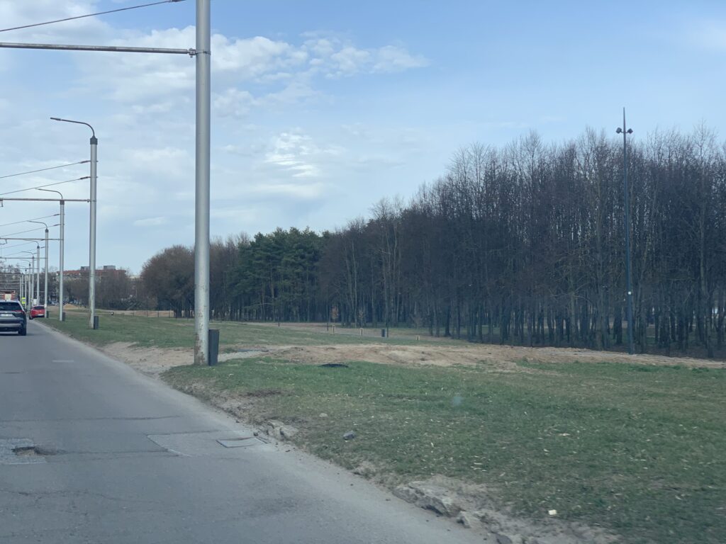 Neries krantinės parkas (Neries krant.) - Park - construction photos