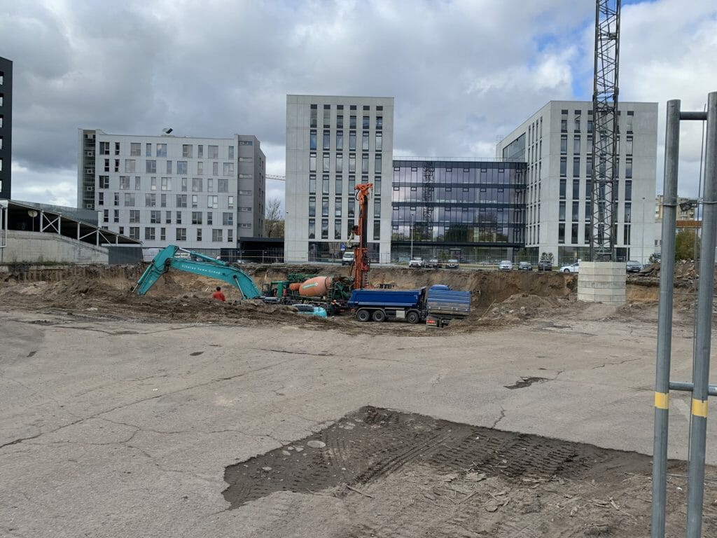 Panerių g. 49 (Panerių g. 49) - Office center - construction photos