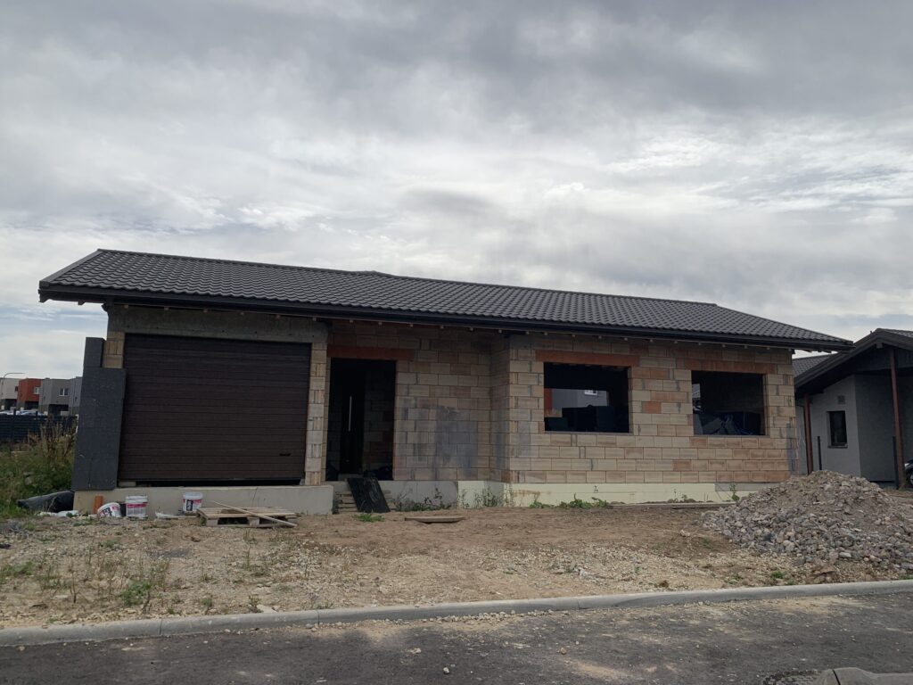 17 perlų (Uždaroji g.) - Private house community - construction photos