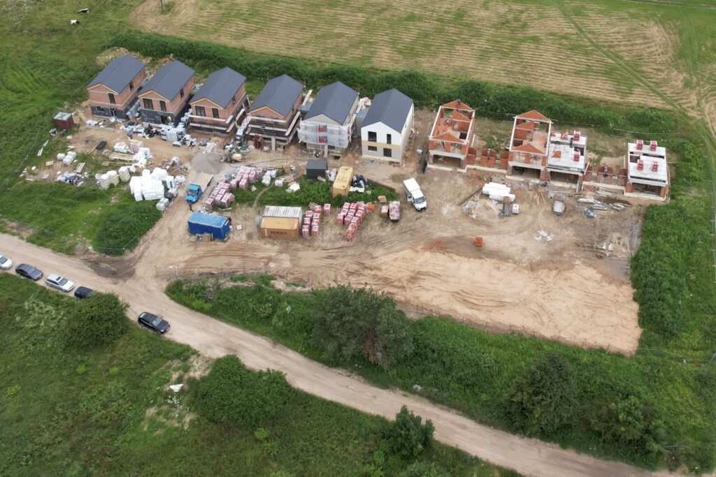 Kalnėnų namai (Keltų g. 10, 12, 18) - Row housing - construction photos