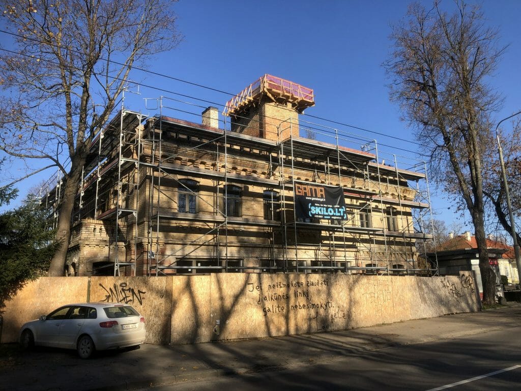 Kosciuškos 34 (T. Kosciuškos g. 34) - Multi apartment - construction photos