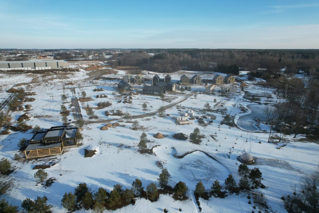 Versmių parkas (Versmių g. 2, 4, 6, 7, 8, 9, 10, 11, 12, 13, 15, 16, 17, 19 - 47) - Land plots, Private house community - construction photos