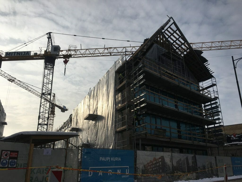 PAUPYS 7 etapas (Aukštaičių g. 19, Paupio g. 50) - Multi apartment - construction photos