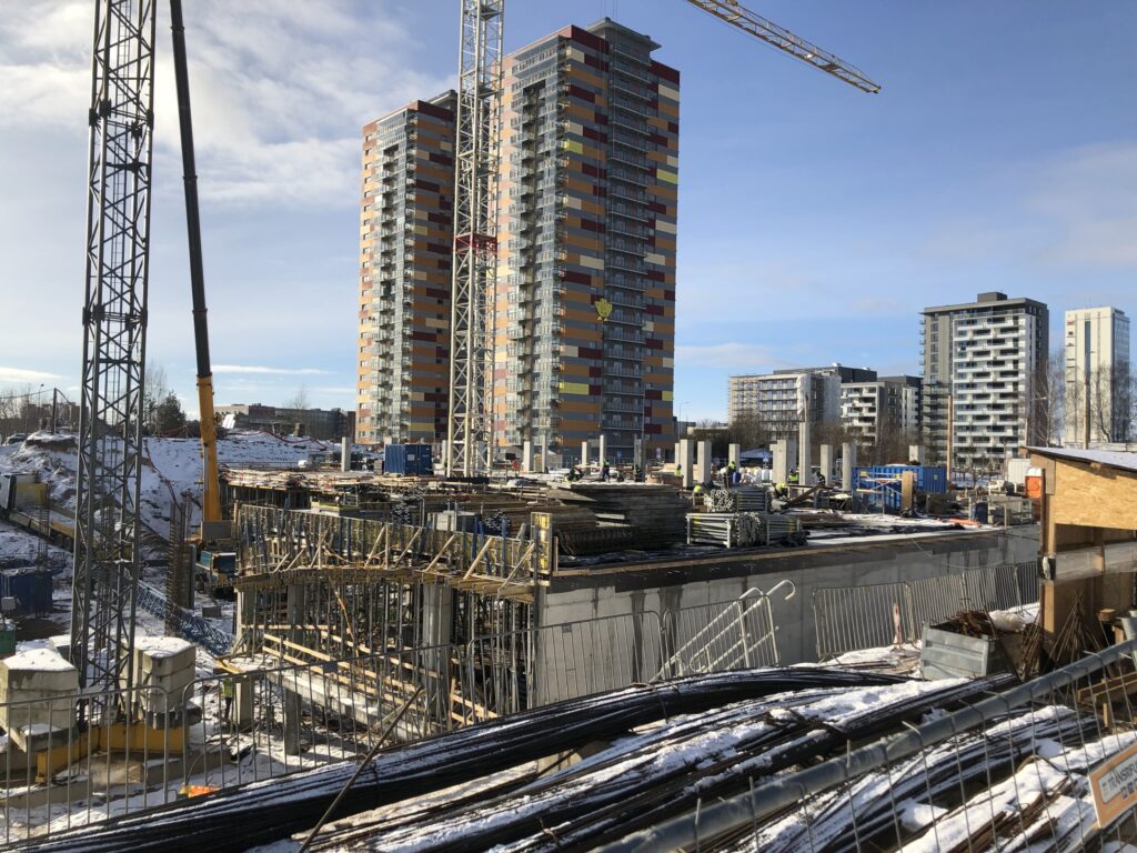 Skylum 1 etapas (Viršilų g. 6) - Daugiabutis - statybų nuotraukos