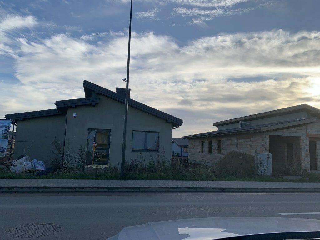 17 perlų (Uždaroji g.) - Private house community - construction photos