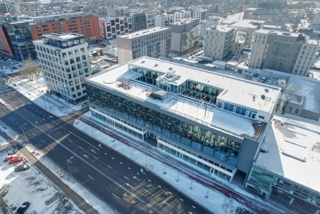 Žalgirio 112 (Žalgirio g. 112) - Biroju centrs - būvdarbu attēli