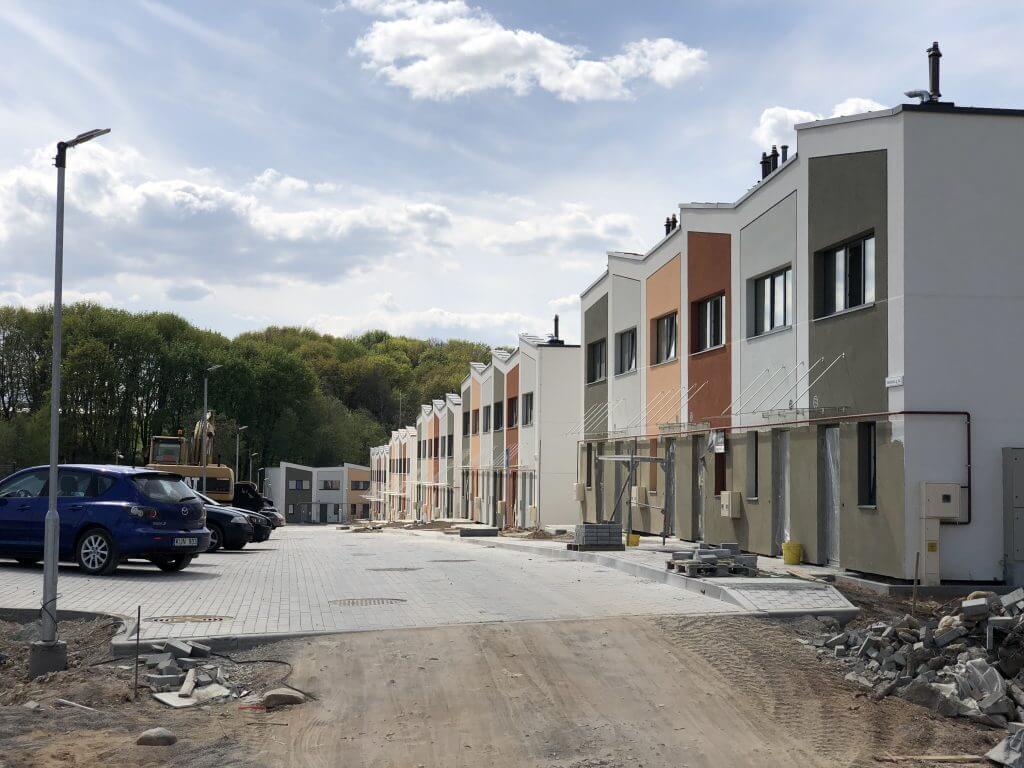 Town House (Helsinkio g. 22) - Row housing - construction photos