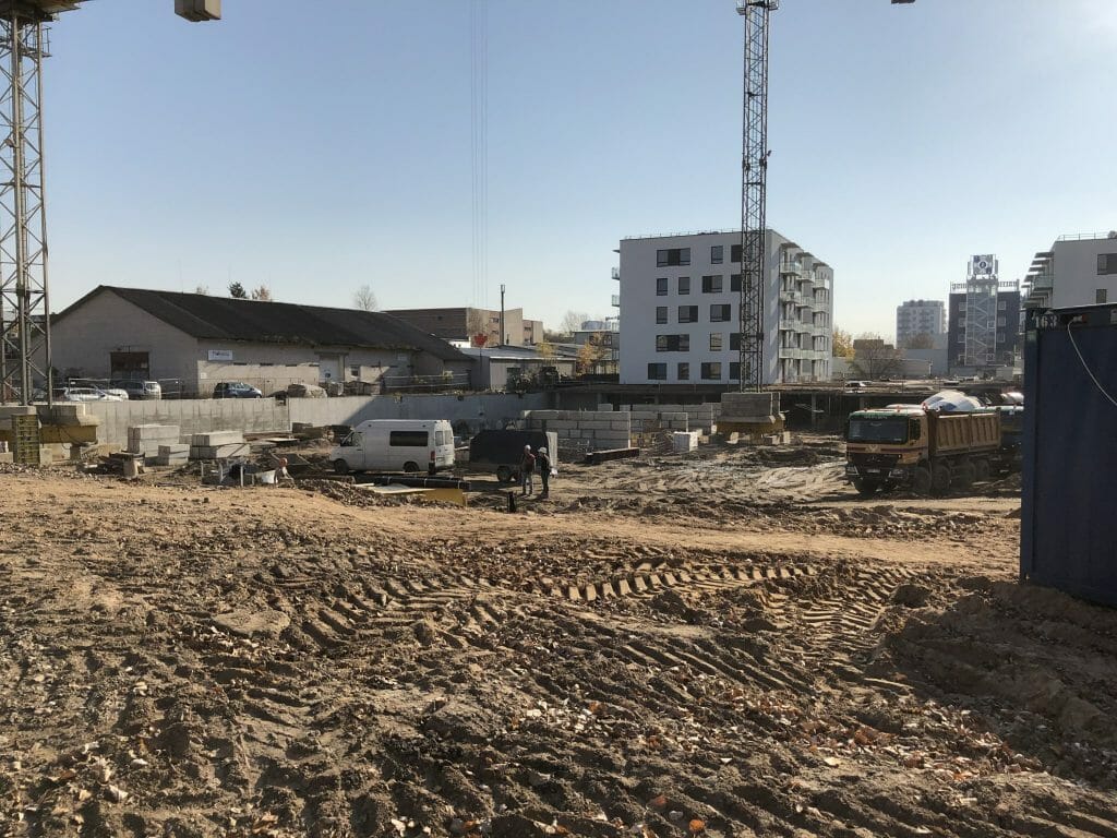 Paparčių namai 2 etapas (Utenos g. 41A) - Daugiabutis - statybų nuotraukos