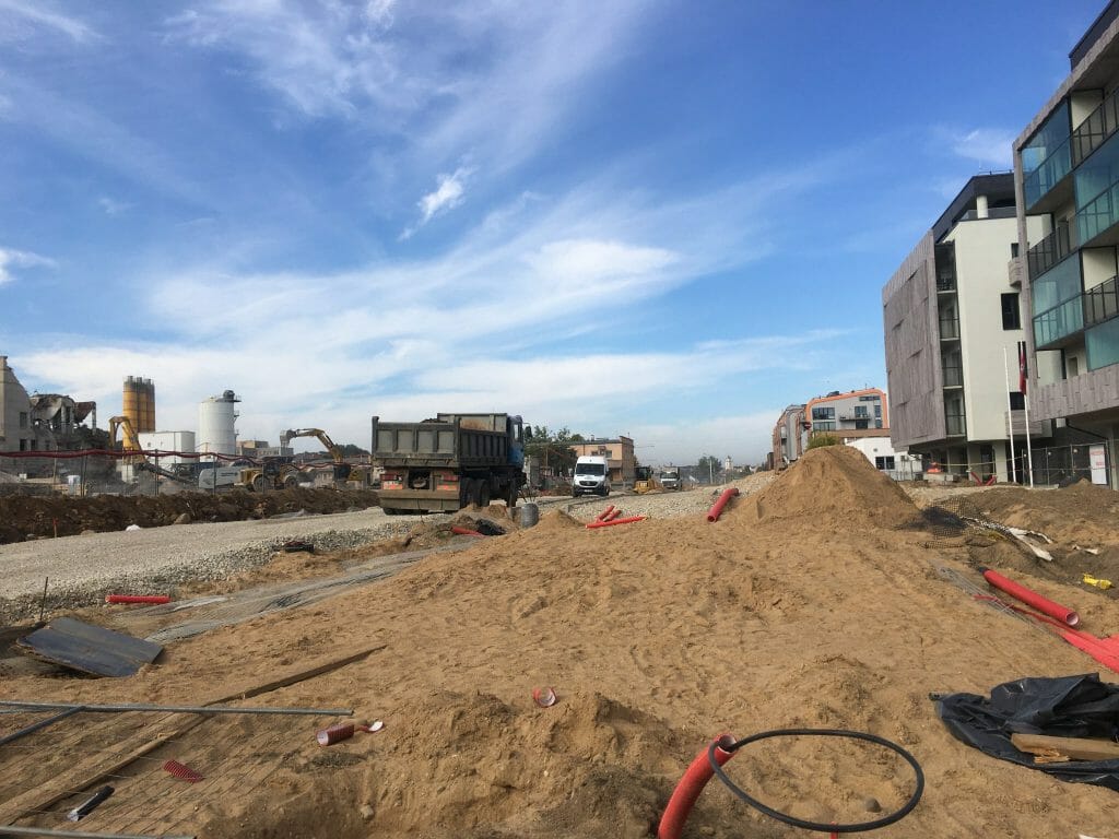 Manufaktūrų g. (Manufaktūrų g.) - Bike path, Street - construction photos