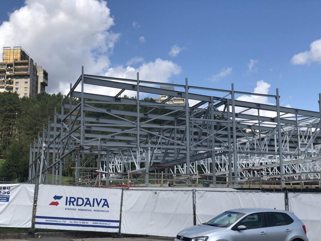 Lazdynų baseinas (Erfurto g. 13) - Pool - construction photos