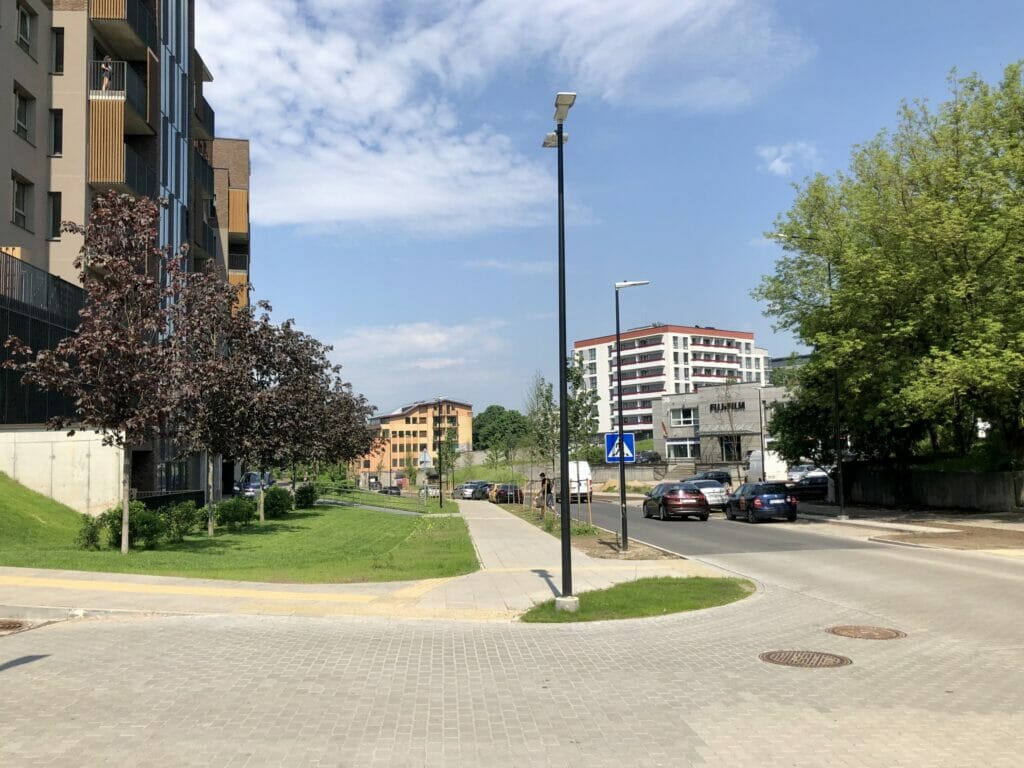 Ramaus eismo Gerosios Vilties g. (Gerosios Vilties g.) - Street - construction photos