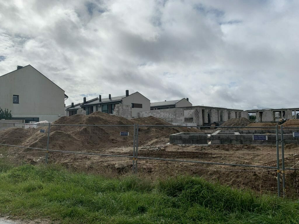 Suburbija (V. Smakausko g. 47) - Row housing - construction photos