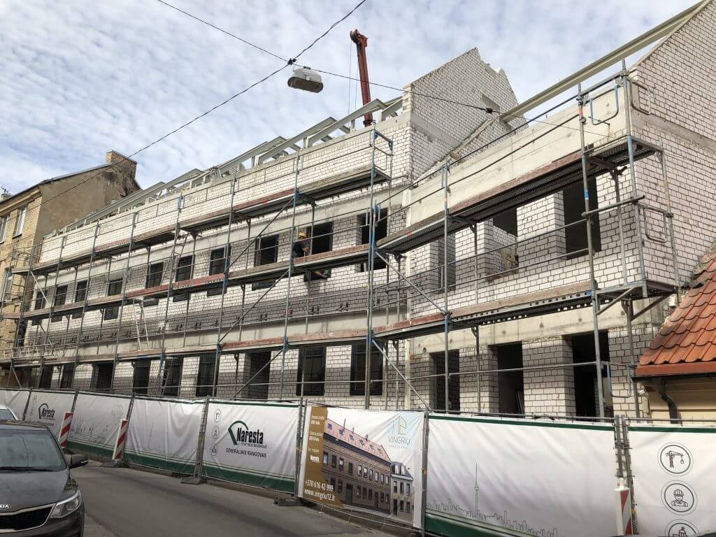 Vingrių 12 (Vingrių g. 12, 12A) - Multi apartment - construction photos