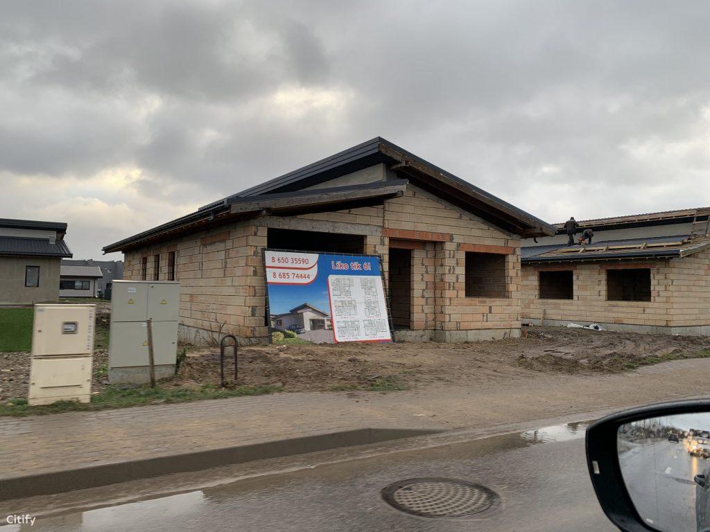 17 perlų (Uždaroji g.) - Private house community - construction photos