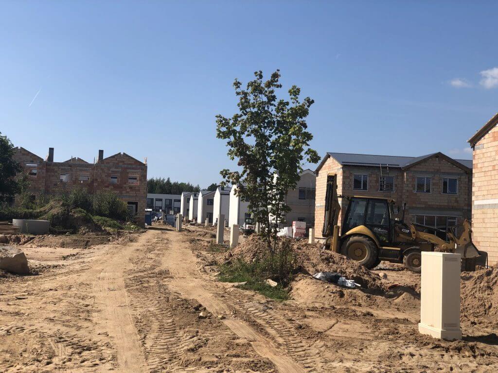 Pavilnio namai (P. P. Būčio g. 1, 2, 4, 5, 6, 7, 8, 9, 10, 11, 12, 13, 14, 16) - Row housing - construction photos