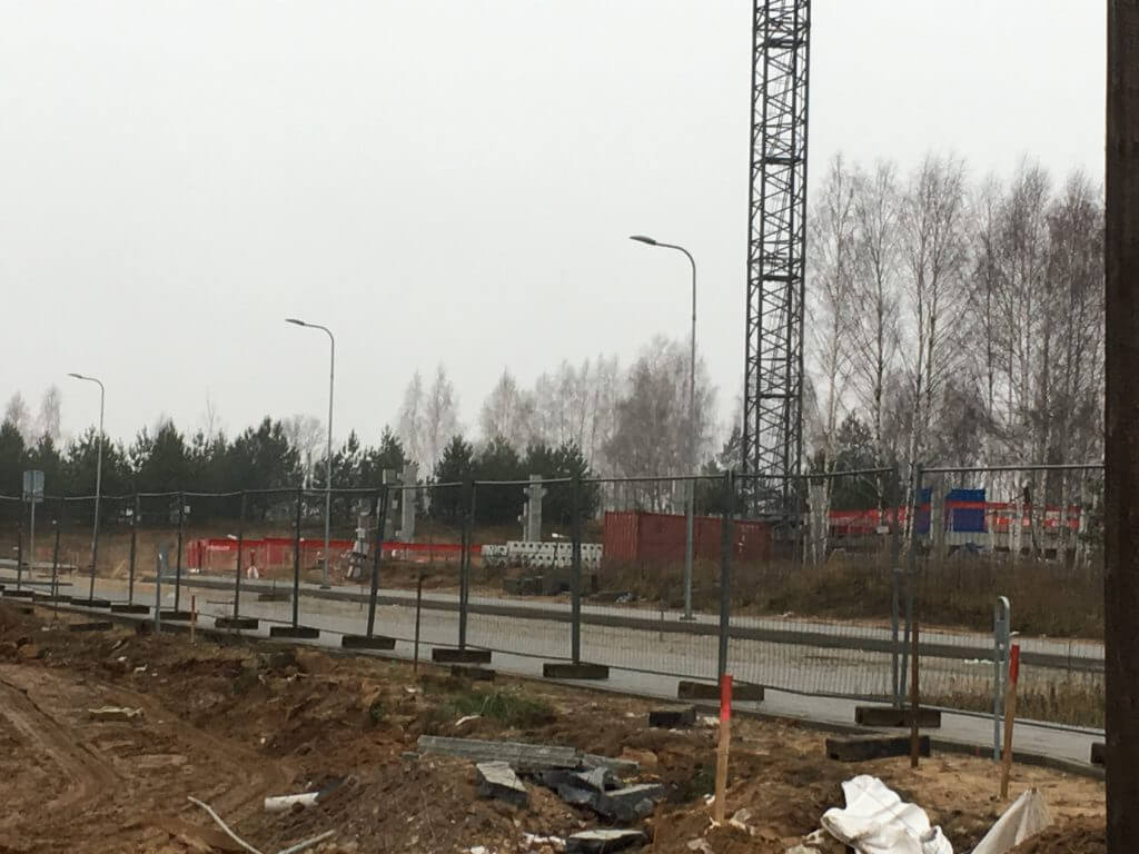Stovėjimo aikštelė Karaliaučiaus g. (Karaliaučiaus g. 26) - Parking facility - construction photos