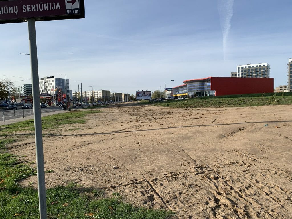 Lietaus kolektoriaus ir nuotekų valymo įrenginių rekonstrukcija ir statyba Verkių, Kareivių g. (Kareivių g.) - Distribution network - construction photos