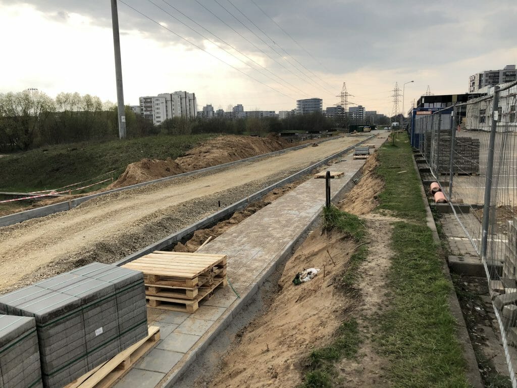 Jungiamasis kel. nuo Jurgio Baltrušaičio g. iki Laisvės pr. 79A (Laisvės pr. 79A) - Street - construction photos