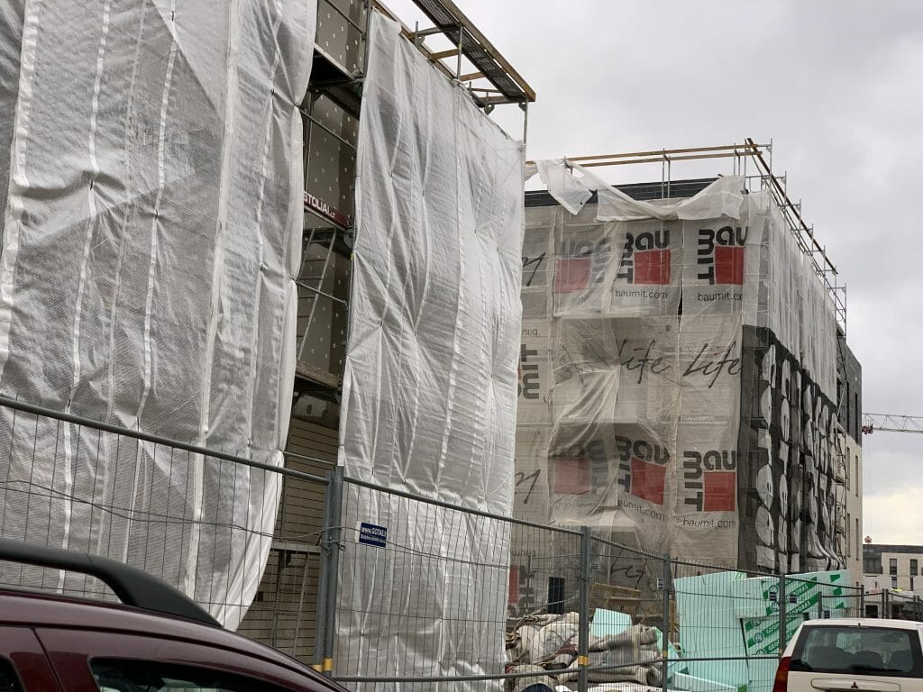 Lazdynėlių vingis 5-6 etapai (Žaibo g. 1, 3) - Multi apartment - construction photos