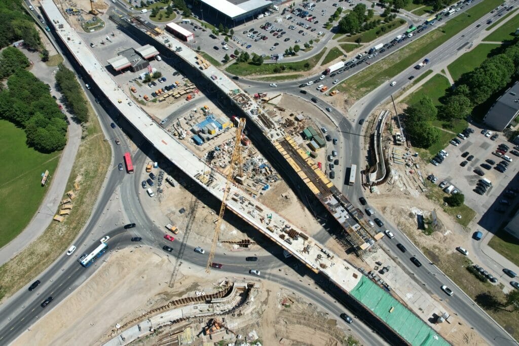 Baltijos pr. žiedinė sankryža (Baltijos pr., Šilutės pl.) - Road - construction photos