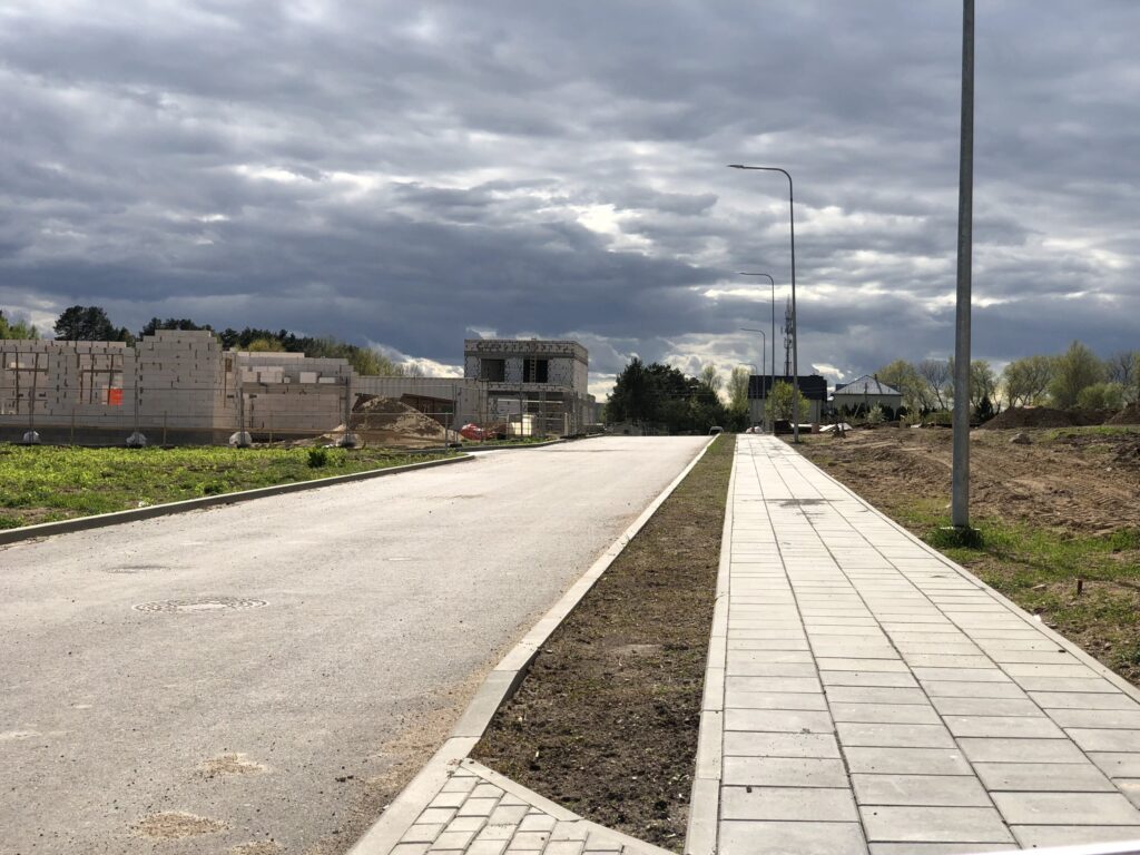 Svajonių krantai (Gulbių g.) - Land plots - construction photos