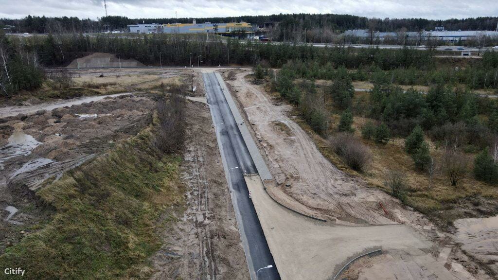 Jungiamoji gatvė tarp Kuro ir Paneriškių g. (Kuro g.) - Road - construction photos