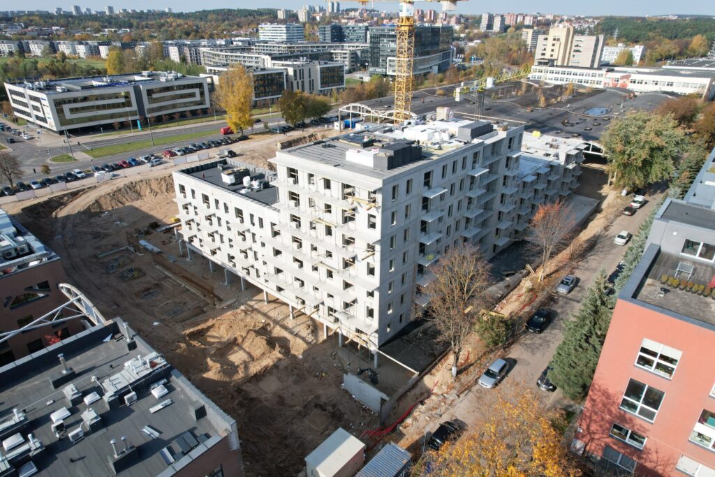Hill City 1 etapas (Kalvarijų g. 137) - Daugiabutis - statybų nuotraukos