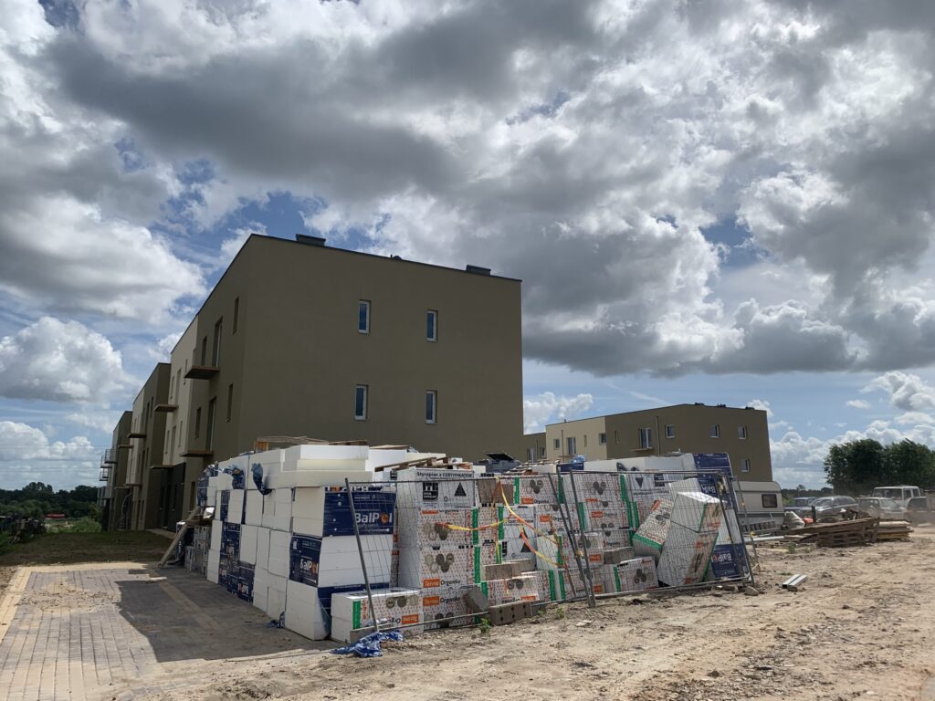 Auksinė kalva 4 etapas (K. Čerbulėno g. 100) - Multi apartment - construction photos