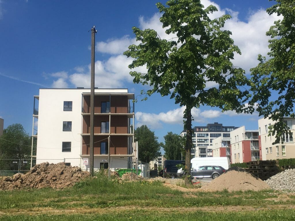 Naujoji Dainava 2 etapas (Garažų g. 23) - Multi apartment - construction photos