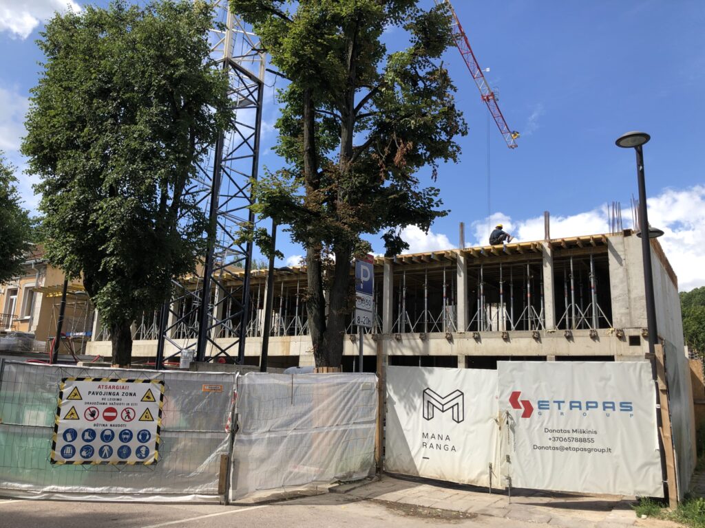 Alėja 18 (Laisvės al. 18) - Multi apartment - construction photos